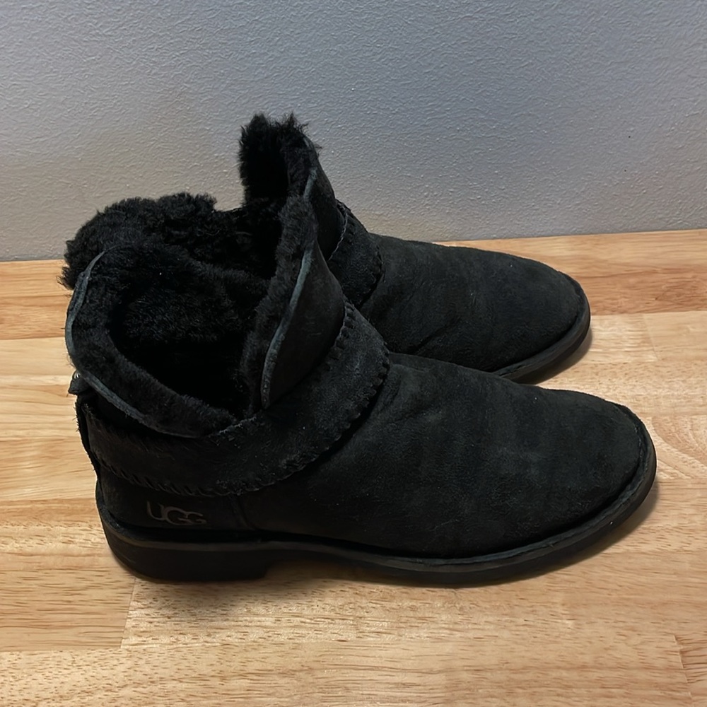 UGG McKay Black Suede Booties - Picture 5 of 10